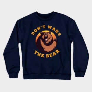 Don't Wake The Bear Vintage Crewneck Sweatshirt